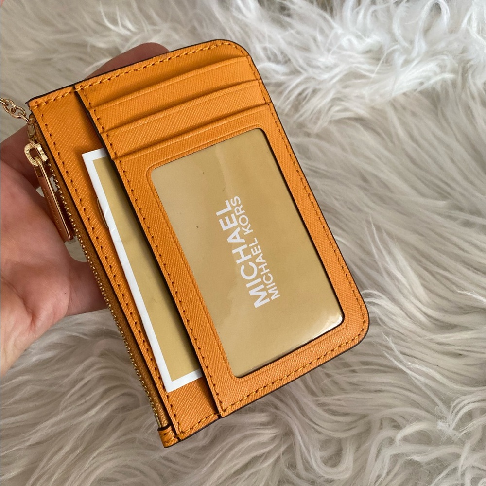 New Michael Kors jet set travel small zipper coin pouch with ID - Picture 7 of 11